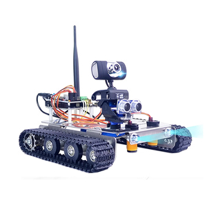 Новые Обучающие игрушки робот автомобиль сплав шасси для DIY автомобильное шасси Поддержка настройки - Product Image 1