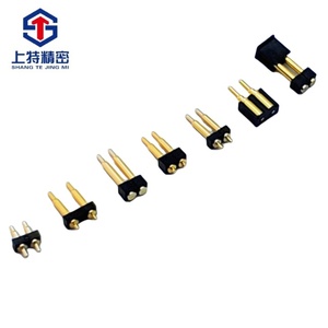 Shangte 2Pin yan lehimleme Pogo Pin özelleştirilmiş erkek şarj koltuk prob bahar yüksük Pogo pinli konnektör - Product Image 5