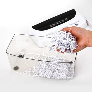Deli 92614 Small and Convenient Hand <strong>Shredder</strong> for Office and Home Desktop Mini Manual <strong>Shredder</strong> Can Shred A4 Paper Shredded Card - Product Image 3