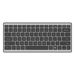 Mini teclado de aluminio AI Copilot Key 78 teclas teclado Qwerty personalizado Español Árabe teclado inalámbrico silencioso para tableta portátil - Product Image 6