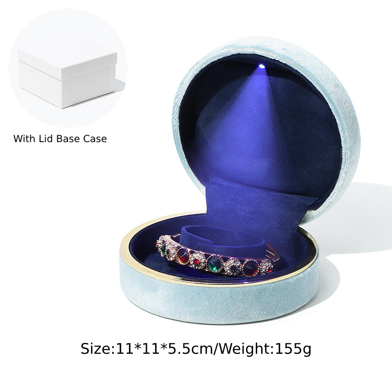 Bleu lac (boîte à bracelets)