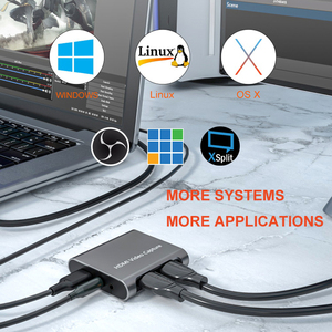 Stecker und Verwendung Doppelkanal Stereo gemischte Eingänge 4K 60Hz HDMI Videoaufnahme-Karte USB 3.0 für Live-Streaming - Product Image 2
