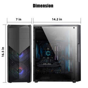 Custodie per Computer e torri custodia per computer da gioco mid tower per pc personalizzata - Product Image 3