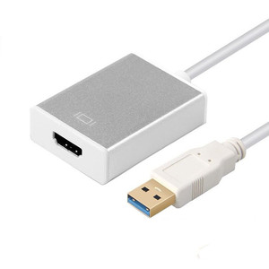 USB3.0 para Adaptador convertidor HDMI 1080p TV USB macho HDMI-Compatible hembra tarjeta de vídeo gráfica externa Cable trenzado ordenador Sto - Product Image 3