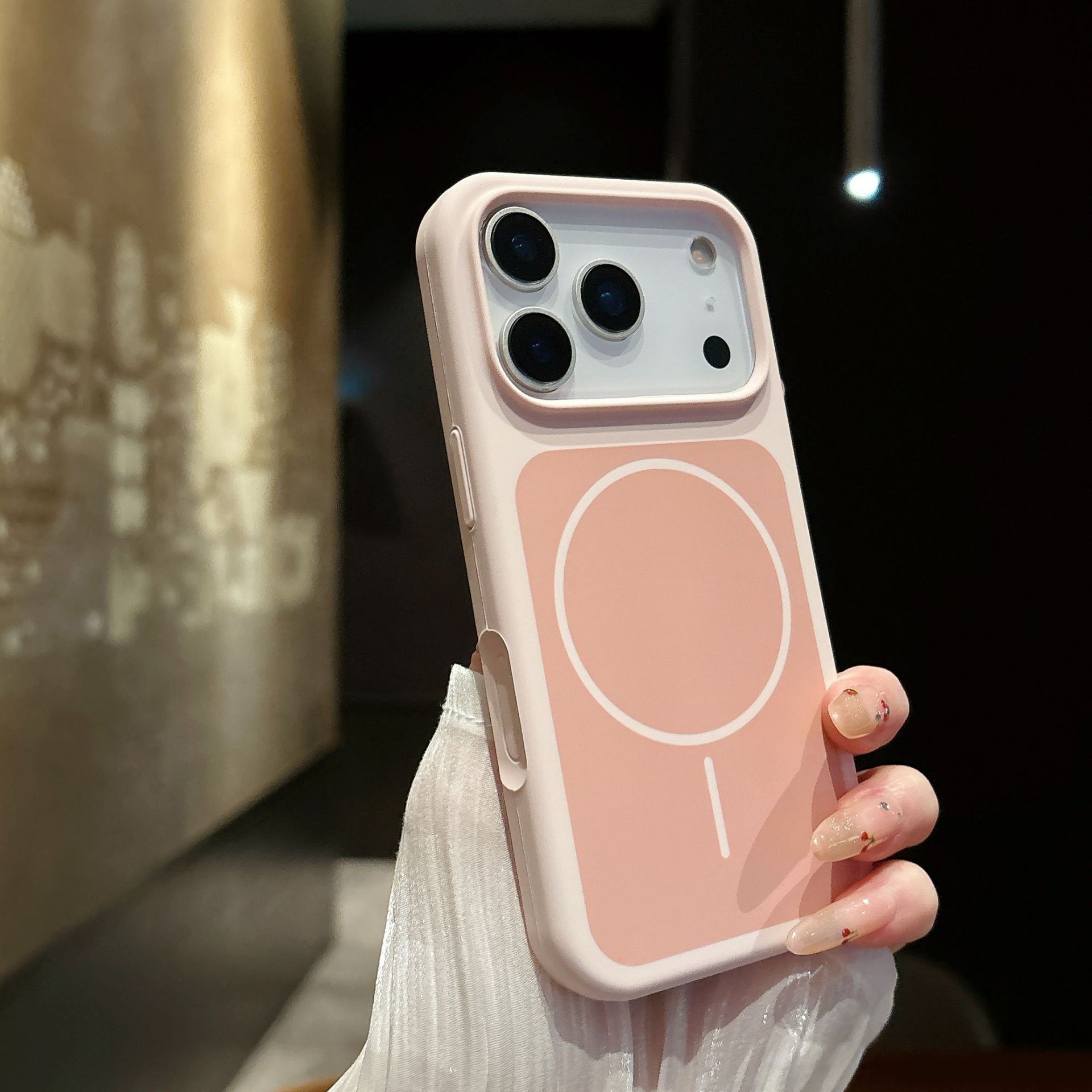 Grayish pink