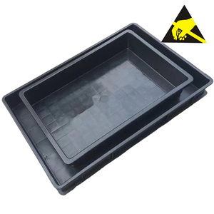 Autentico contenitore conduttivo antistatico scatola di cartone componente vassoio Esd scatole Ecp vassoi di plastica - Product Image 3