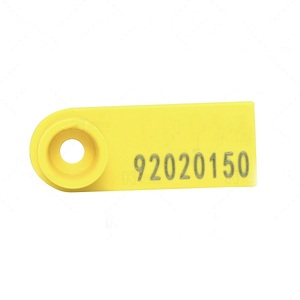 Cattle Goat Sheep Tracking Long Range 860-960MHz RFID Barcode QR <strong>Code</strong> Printed TPU UHF Eartag Animal Ear Tag