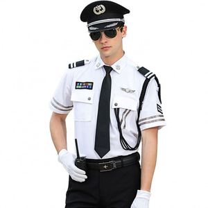 Özel üniforma giyim havaalanı üniformaları için bekçi takım elbise güvenlik ceket güvenlik üniforması - Product Image 2