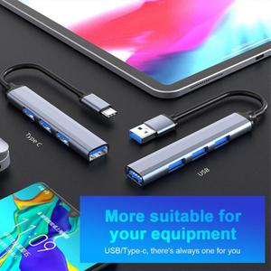 Concentrador de red USB tipo C 3,0 3,1, adaptador multidivisor de 4 puertos OTG para Lenovo, Huawei, Mi, Macbook Pro 15 Air Pro, accesorios USB - Product Image 5