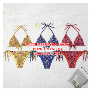 ชุดว่ายน้ำบิกินี2ชิ้นชุดว่ายน้ำยี่ห้อดัง3-6วัน - Product Image 3
