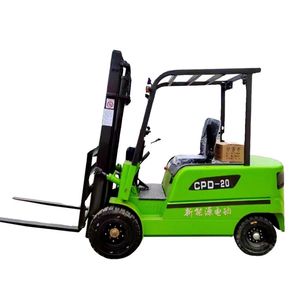 Carrello elevatore elettrico a quattro ruote di sollevamento idraulico, carrelli elevatori a batteria da 2 tonnellate e 3 tonnellate, elevata capacità di movimentazione dello scarico di carico - Product Image 1