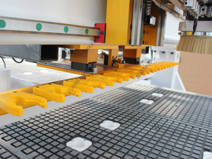 Atc Cnc Router Muebles Gabinete que hace la máquina Cnc Máquina de madera con herramienta lineal Revista CNC Máquina de anidamiento