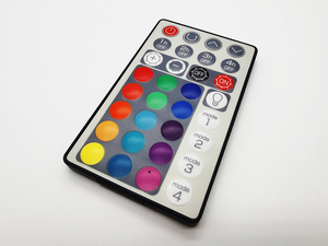 Renkli RGB için ultra-ince kızılötesi uzaktan kumanda LED ışık evrensel 38K IR uzaktan kumanda 24/28/32 tuşları OEM ODM özel - Product Image 6