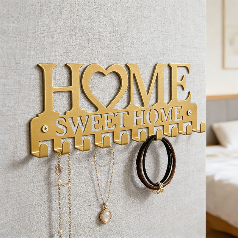 Sweet Home Pattern Hooks (Gold)
