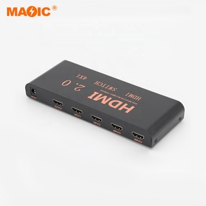 4K 60HZ High Quality 4k 2.0 HDMI Switch <strong>4</strong> in <strong>1</strong> Out HDMI <strong>Switcher</strong> 4X1 Switch with Audio for TV Display Projector