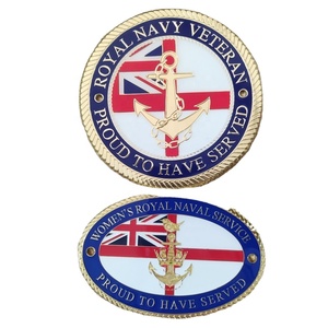 Yangle Gift Promotional Custom Gold Silver Plating Soft Imitation Hard Enamel Challenge <strong>Coin</strong> Souvenir with Velvet Acrylic <strong>Box</strong> - Product Image 2