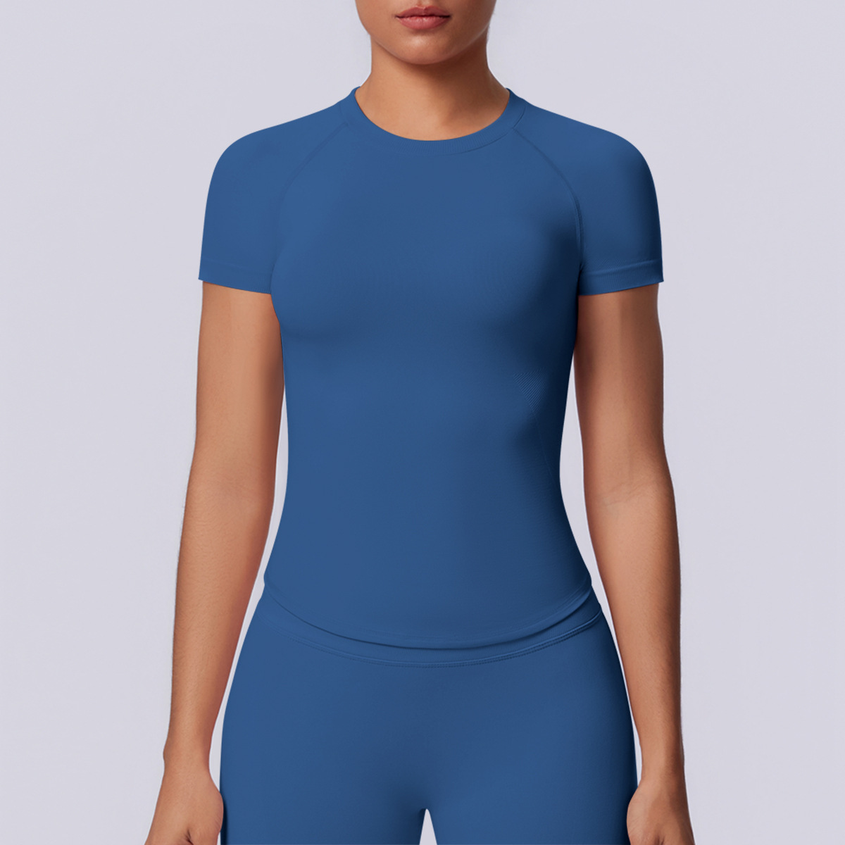 6705 Manches Courtes - Bleu Gris