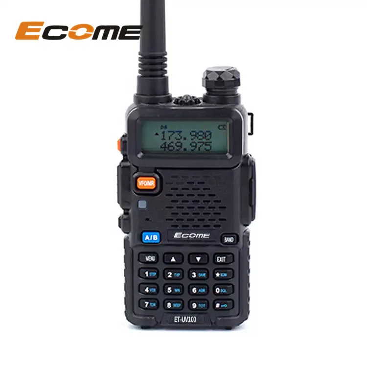 Transceptor FM de doble banda, walkie-talkie de 128 canales, 5W, largo alcance, China, Amateur, Uhf, Vhf, HT Radio