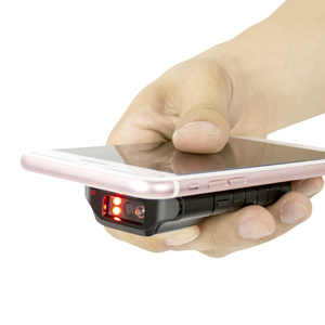 Tinkma Mini Portabilidad 2D QR Lector de código de barras Bluetooth Impermeable Teléfono resistente Escáner de código de barras con clip trasero para teléfono móvil - Product Image 1
