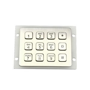 5 <strong>keys</strong> IP67 illuminated usb metal numeric <strong>function</strong> keypad - Product Image 3