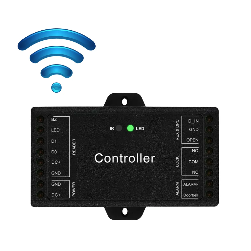 Kontrol Akses Ponsel Buka 1 Pintu Mini WIFI Controller dengan Wiegand