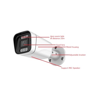 FSAN 5MP P2P WiFi IPカメラ屋外防水弾丸オーディオPOEセキュリティ動作検出IPC弾丸スタイル - Product Image 5