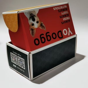 Evcil hayvan atıştırmalığı kutu köpek maması özel tasarım oluklu kağıt ambalaj uçak kutusu üretimi - Product Image 3