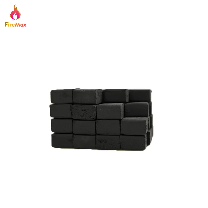 Fireax Shisha narguilé charbon de bois Cube narguilé charbon de bois moins de cendres 25x25x25mm charbon de coco pour Shisha