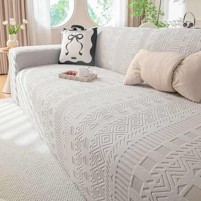 Housse de canapé Muge-gris clair