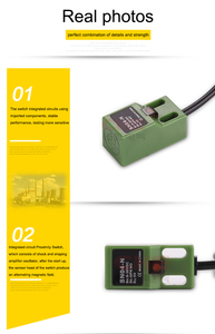 Sensor de proximidad de detección inductiva de detección de metal angular cuadrado, sensor de interruptor de proximidad, SN04- P2, NPN, NO/NC, 2 uds., 2 Uds., 2 uds. - Product Image 3
