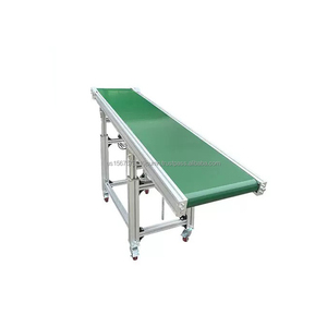 工厂价格PVC/PU绿色平带输送机物料搬运输送带运输系统 - Product Image 3