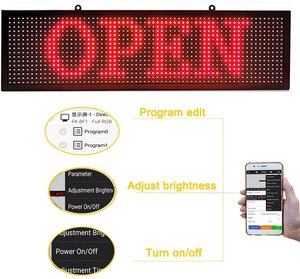 P4.75 parlak tek kırmızı renk 64*32 Dot Matrix büyük 304x152mm karşılama ekran 152x76mm için Led ekran modülleri - Product Image 6
