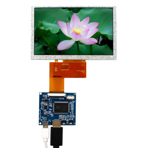 微型液晶显示器薄膜晶体管显示模块5 "800X480 Ips小型显示模块5英寸高亮液晶显示屏，带高清Mi控制板