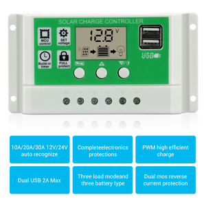 10A 12V/24V <span class=keywords><strong>PWM</strong></span> שמש מטען בקר תואם 10A שמש תשלום בקר שמש בקר - Product Image 6