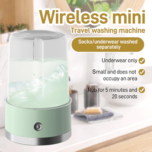 3 programmi, ingresso automatico, scarico rapido, maniglie per bambini, animali domestici, lavanderia del dormitorio Mini lavatrice compatta per piccoli carichi - Product Image 4