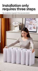 Nhựa PP hiện đại có thể gập lại hộp lưu trữ giày với một tầng trong suốt cửa phòng khách giá giày - Product Image 2