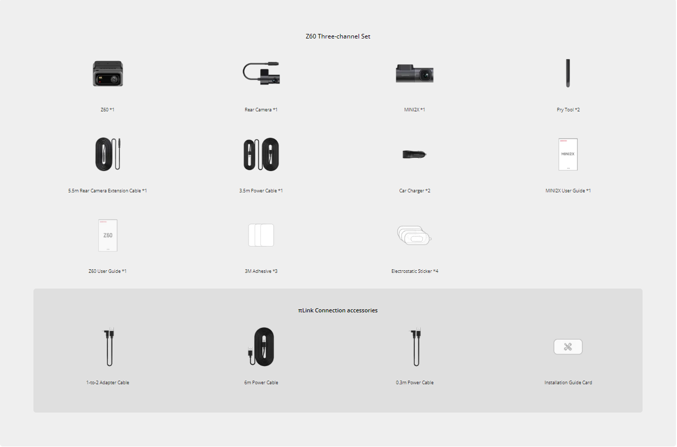 Z60ชุดสามช่อง