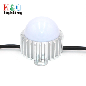 3W DC 24V RGB IP65 150 derece PC seri SPI DMX512 renkli LED piksel ışık bina dekorasyon için - Product Image 4