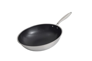 Thương Mại Hộ Gia Đình 32Cm Lớn Chảo Không Dính Chảo Thép Không Gỉ - Product Image 4