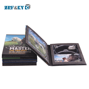 定制全彩印刷纸板CD/DVD复制纸套/盖/带CD/DVD的盒子包装盒 - Product Image 6