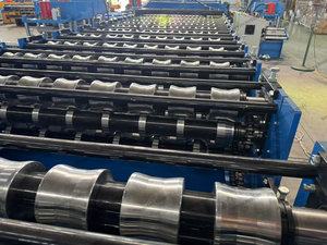 Tốc độ cao kim loại thép kẽm mái ngói cán hình thành mái ngói Máy làm ibr tấm lợp Máy làm - Product Image 5