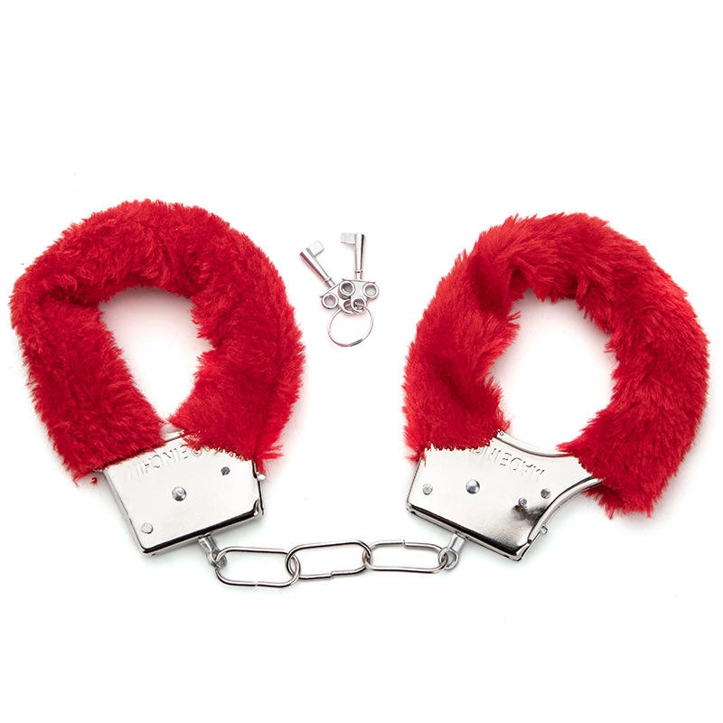 Red plush handcuff