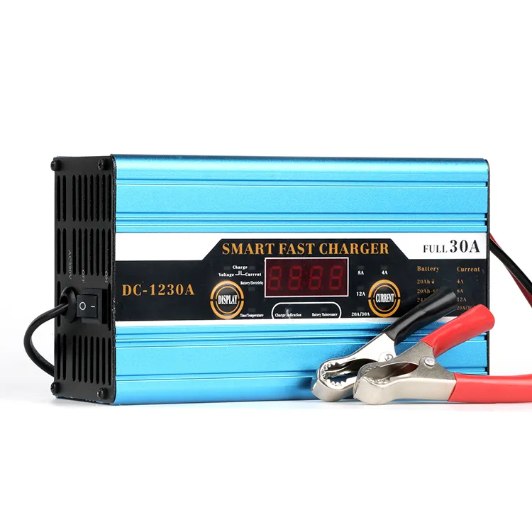 Kadip carregador de bateria digital, carregador de bateria inteligente universal 12v 30a para carro