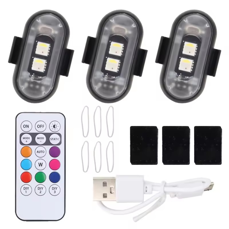 3 Lumières + 1 Télécommande