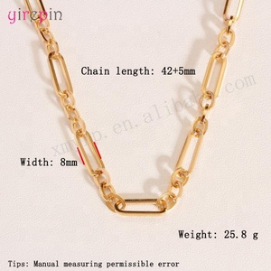 New Models Stainless Steel Rectangular Twist Geometric <strong>Chain</strong> Splicing Necklace Never Fade Clavicle <strong>Chain</strong>