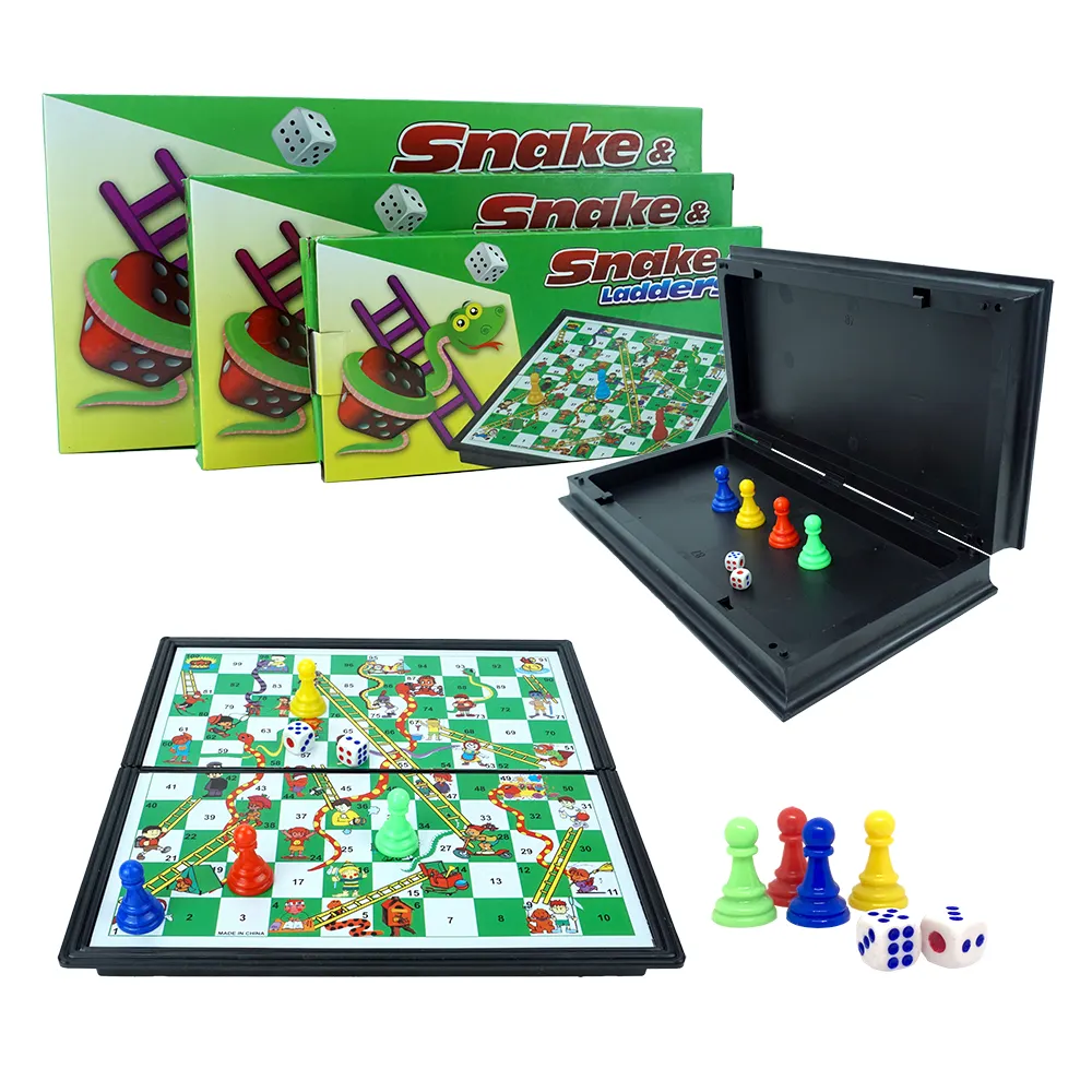 子供と大人のためのブリキのボードゲーム教育玩具がセットされた人気の磁気旅行スナックチェス