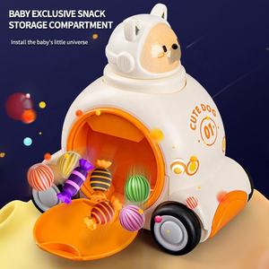 Factory Manufacture Toy Vehicle Cartoon Design Space Animal Plastic Puzzle <strong>Model</strong> Bus Diecast Kids Toy <strong>Car</strong> - Product Image 3