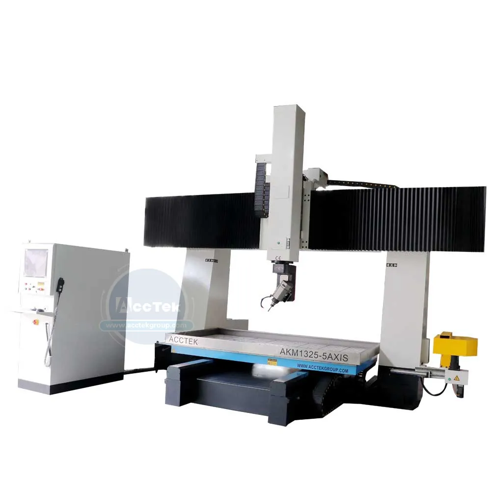 High Quality AccTek 1325 1530 5 Axis CNC Router for PVC Foam Cnc Milling Machine