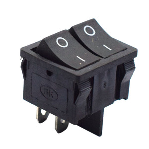 ワンストップ購入カスタムスクエアロッカースイッチKCD2-502ピン2列ブラックデュアル双方向ロッカースイッチ - Product Image 5