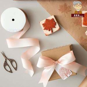 Yuena免费样品制造大库存批发全彩7/8缎带罗缎100码光滑缎带 - Product Image 5